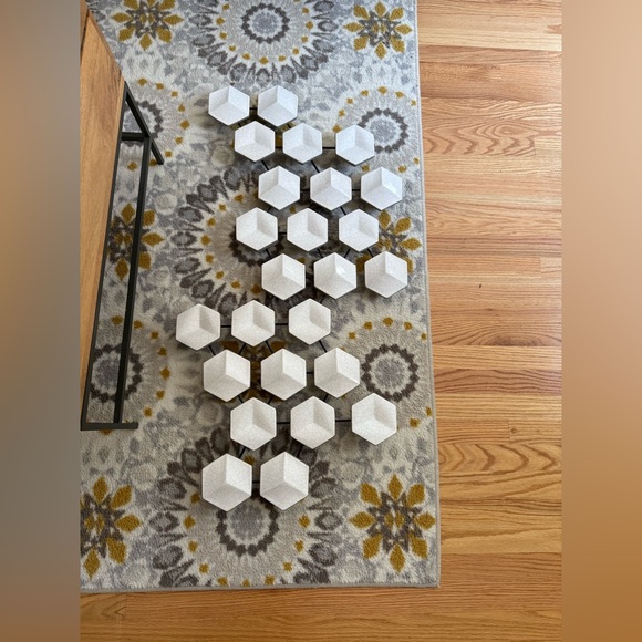 West Elm Geometric Ceramic Wall Art - Picture 4 of 7